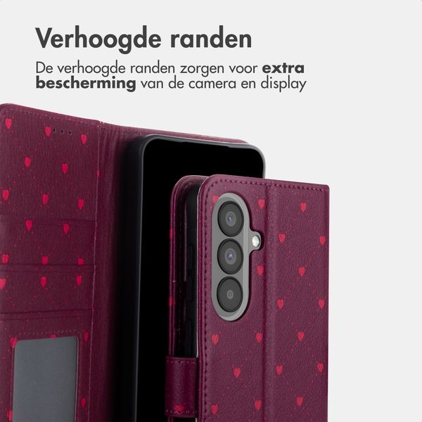 imoshion Design Bookcase Samsung Galaxy A37 (5G) - Crush Check Coral Dust
