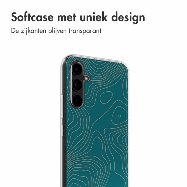 imoshion Design hoesje Samsung Galaxy A34 (5G) - Topo Turquoise