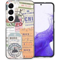 imoshion Design hoesje Samsung Galaxy S23 - Reizen - Multicolor