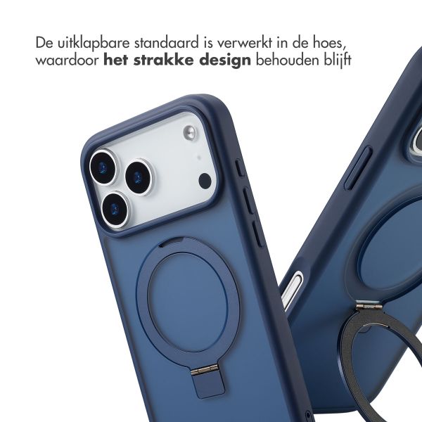 Accezz Ring Stand Backcover met MagSafe Apple iPhone 17 Pro Max - Blauw