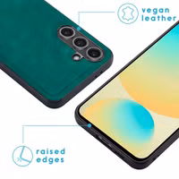 imoshion Uitneembare 2-in-1 Luxe Bookcase Samsung Galaxy S24 FE - Donkergroen