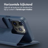 Accezz Leather Bookcase 2-in-1 met MagSafe Apple iPhone 14 Pro - Nightfall Blue