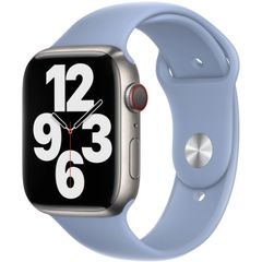 Apple Sport Band Apple Watch Series 1 t/m 10 / SE / Ultra (2) (44/45/46/49 mm) - Blue Fog