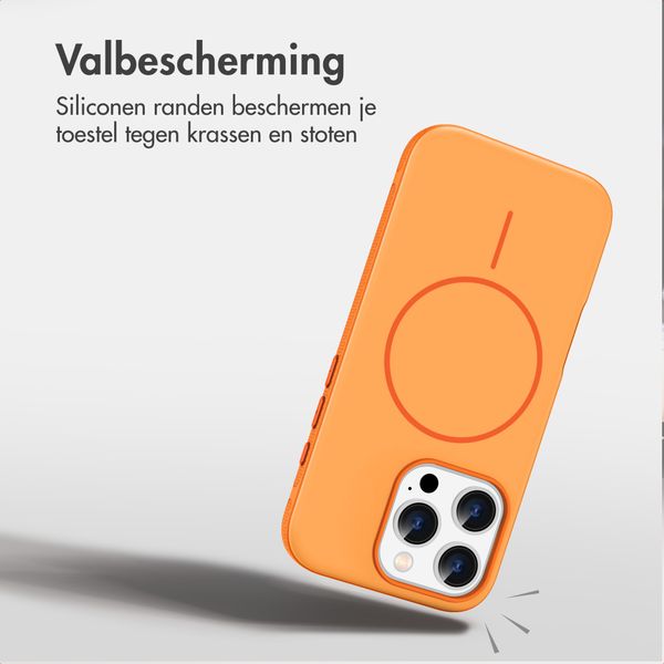 imoshion Color Backcover met Thin MagSafe Ring Apple iPhone 16 Pro - Oranje