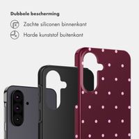 Selencia Vivid Backcover Samsung Galaxy A37 (5G) - Happy Dots Burgundy