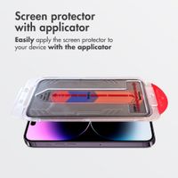 Accezz Privacy Tempered Glass Screen Protector + Applicator Apple iPhone 17e / 16e / 14 / 13 / 13 Pro