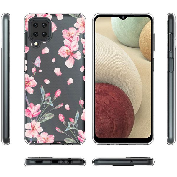 imoshion Design hoesje Samsung Galaxy A12 - Blossom Watercolor