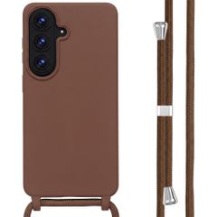 imoshion Siliconen hoesje met koord Samsung Galaxy S26 - Bruin