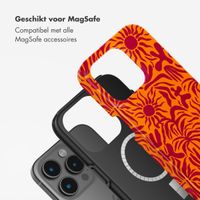 Selencia Vivid Tough Backcover met MagSafe iPhone 15 Pro Max - Tropical Vibes Apricot