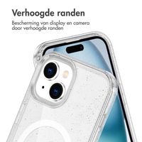 imoshion Sparkle Backcover met MagSafe Apple iPhone 15 - Glitter Transparant