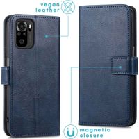 imoshion Luxe Bookcase  Xiaomi Redmi Note 10 (4G) / Note 10S - Donkerblauw