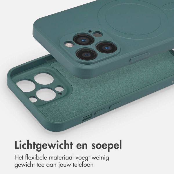imoshion Color Backcover met MagSafe Apple iPhone 13 Pro - Donkergroen