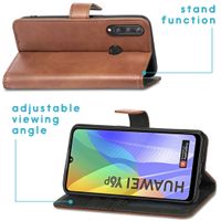 imoshion Luxe Bookcase Huawei Y6p - Bruin