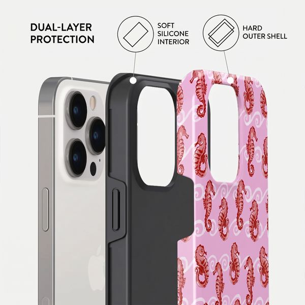 Burga Tough Back Cover with MagSafe Apple iPhone 15 Pro - Coral Reef