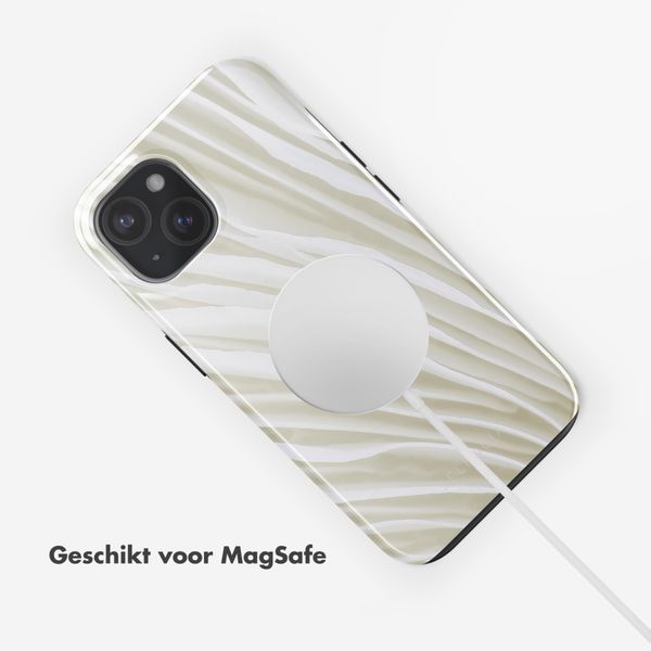 Selencia Vivid Backcover met MagSafe Apple iPhone 15 - Nature Light Brown