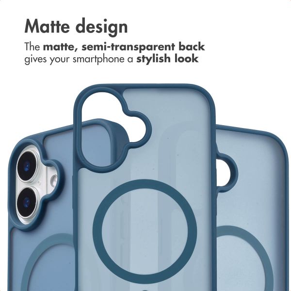 imoshion Colour Guard Back Cover with MagSafe Apple iPhone 16 - Dark Blue