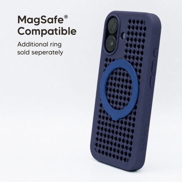 Callbuddy Hoesje met Strap Apple iPhone 17 - Deep Marine