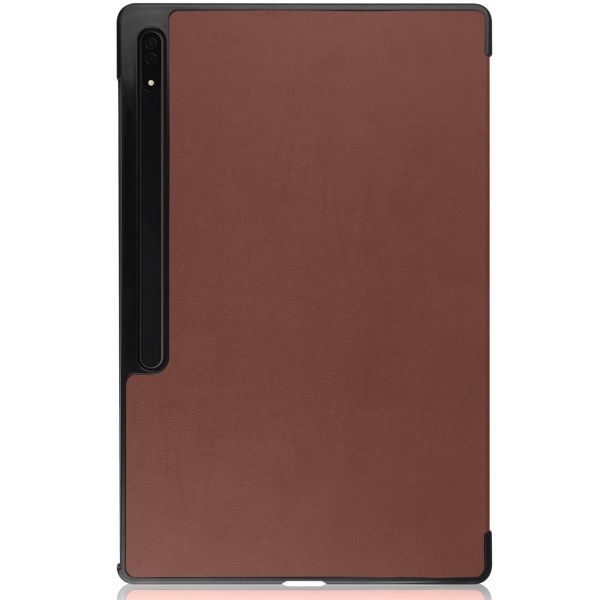 imoshion Trifold Bookcase Samsung Galaxy Tab S8 Ultra - Bruin