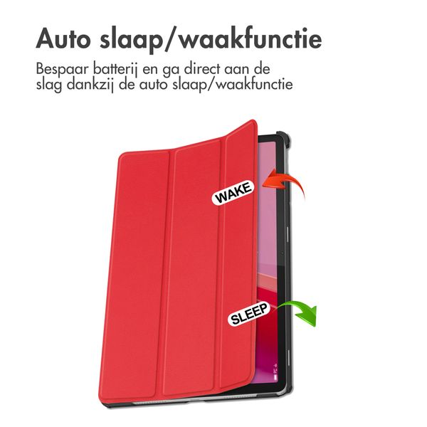 imoshion Trifold Bookcase Lenovo Tab M11 - Rood