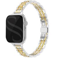 Selencia Slim Steel Jubilee Inspired Link Band Apple Watch | 38/40/41/42 mm - Silver & Gold