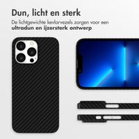 Accezz MagSafe Kevlar Backcover Apple iPhone 13 Pro Max - Zwart