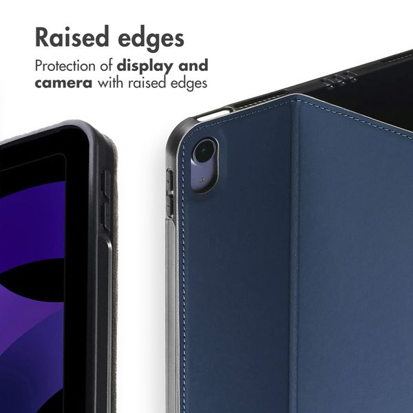 Accezz Classic Tablet Case Apple iPad Air 11 inch (2026) M4 / (2025) M3 / (2024) M2 / Air 5 (2022) / Air 4 (2020) - Dark Blue