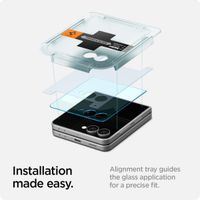 Spigen GLAStR EZ Fit Screenprotector 2 Pack + Applicator Samsung Galaxy Z Flip 7