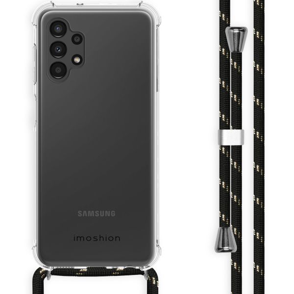 imoshion Backcover met koord Samsung Galaxy A13 (4G) - Zwart / Goud