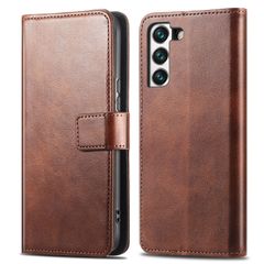 imoshion Luxe Bookcase Samsung Galaxy S21 FE - Donkerbruin