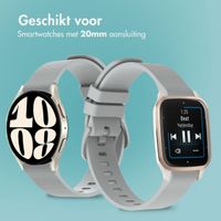 imoshion Siliconen sportbandje met gesp Samsung Galaxy Watch 7 40/44 mm - Grijs