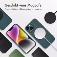 imoshion Color Backcover met MagSafe Apple iPhone 14 - Donkergroen