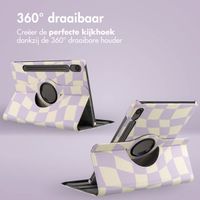 imoshion 360° Draaibare Design Bookcase Samsung Galaxy Tab S10 FE / S9 FE - Dancing Cubes
