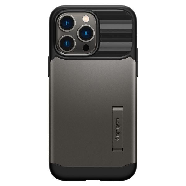 Spigen Slim Armor Backcover iPhone 14 Pro - Gunmetal