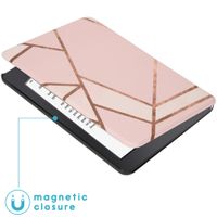 imoshion Design Slim Hard Case Bookcase Amazon Kindle Paperwhite 4 - Pink Graphic