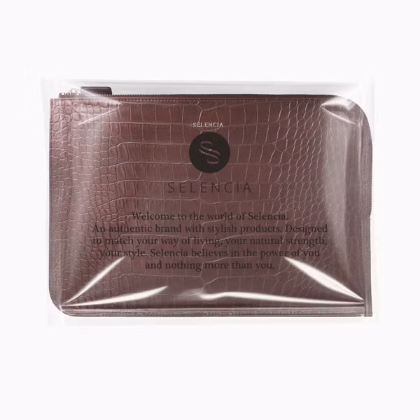 Selencia Croco laptop hoes 15-16 inch - Laptopsleeve - Burgundy