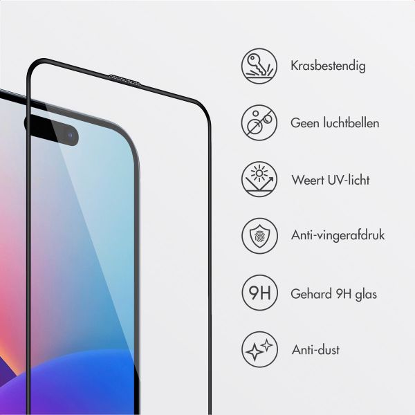 Accezz Gehard Glas Screenprotector + Applicator Apple iPhone 17 Pro Max