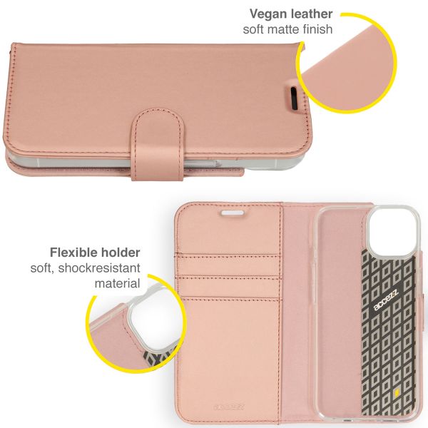 Accezz Wallet Softcase Bookcase Apple iPhone 14 Plus - Rosé Goud