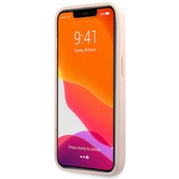 Guess 4G Metal Logo Backcover Apple iPhone 13 Pro - Roze & Goud