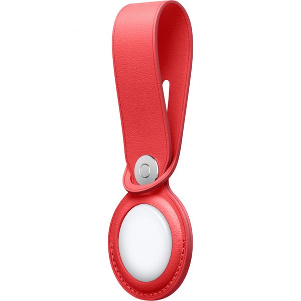 Apple Leather Loop Apple AirTag - Red