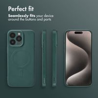 imoshion Colour Back Cover with MagSafe Apple iPhone 15 Pro Max - Dark Green