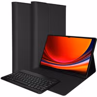 Accezz QWERTY Bluetooth Keyboard Bookcase Samsung Galaxy Tab S9 Ultra 14.6 inch - Zwart