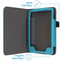 imoshion Vegan Leather Bookcase Amazon Kindle (2024) / Amazon Kindle (2022) 11th gen - Lichtblauw