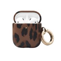 Selencia Sabi Case Apple AirPods 1 / 2 - Panterprint - Mocha Brown