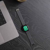 imoshion Magnetisch lederen bandje Samsung Galaxy Watch 7 40/44 mm - Zwart