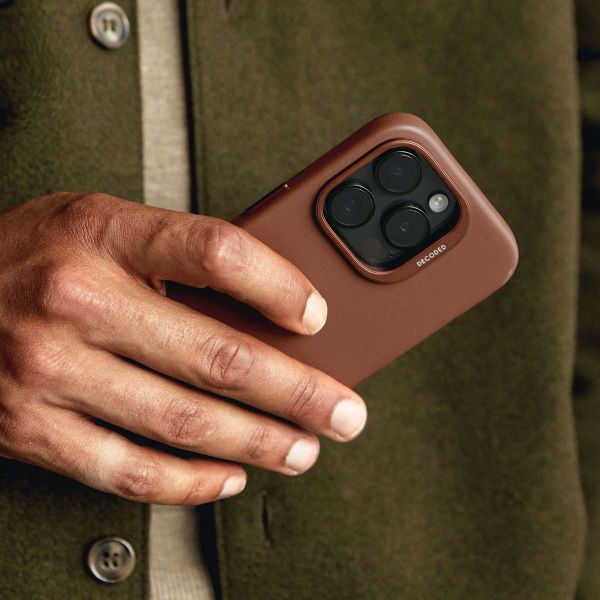 Decoded Leather Backcover MagSafe Apple iPhone 16 Pro - Tan