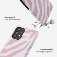 Selencia Vivid Backcover Samsung Galaxy A53 - Colorful Zebra Old Pink