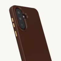 Selencia Rivièra MagSafe Backcover met afneembare haakjes Samsung Galaxy A36 / A56 - Choco Brown