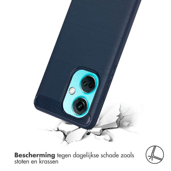 imoshion Brushed Backcover OnePlus Nord CE 3 - Donkerblauw