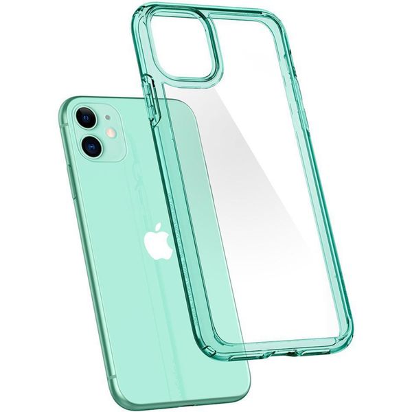 Spigen Ultra Hybrid Backcover iPhone 11 - Groen