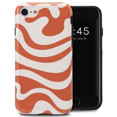 Selencia Vivid Tough Backcover iPhone SE (2022 / 2020) / 8 / 7 / 6(s) - Dream Swirl Orange